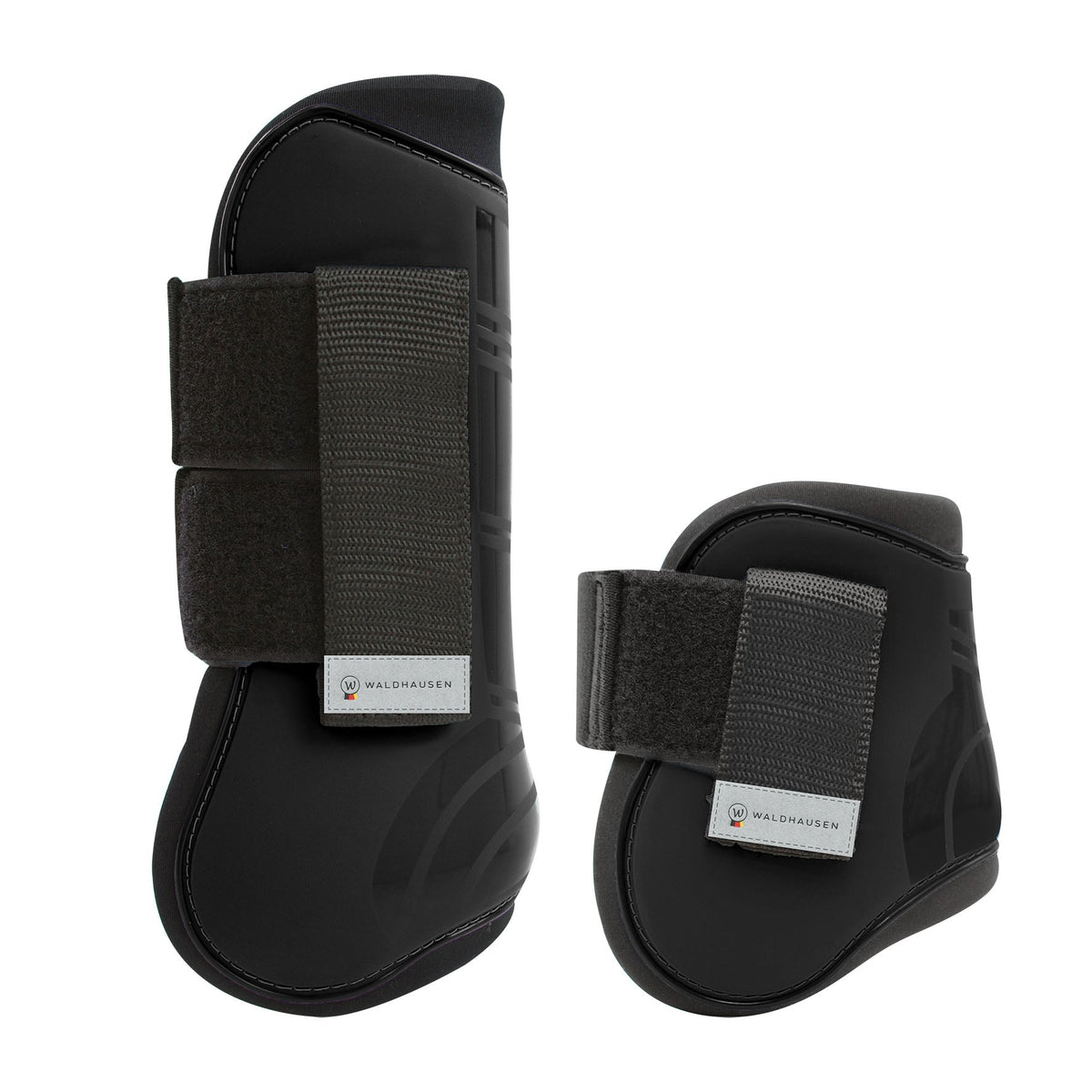 Waldhausen Pro Open Front Tendon & Fetlock Boot Black Set of 4