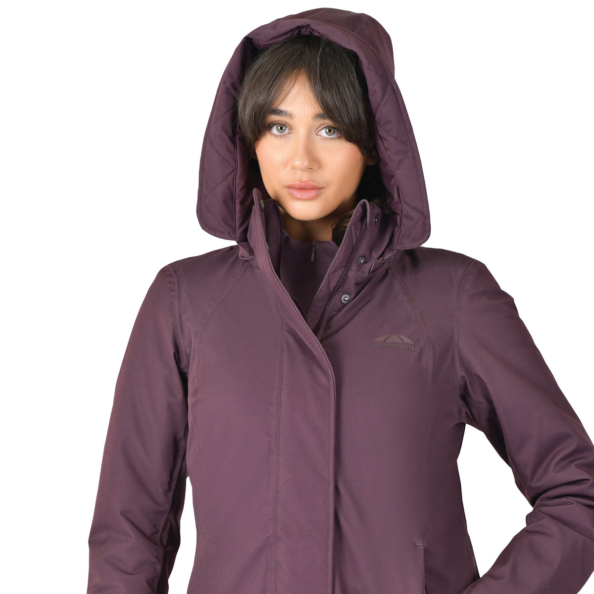 Weatherbeeta All Purpose Waterproof Longline Equestrian Jacket - Hood