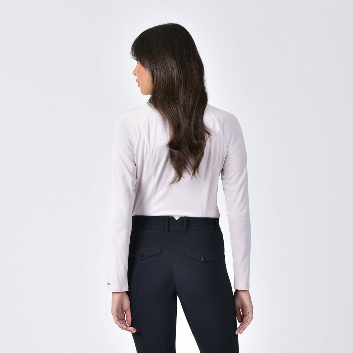 Bamboo LS Base Layer Lavender Mist - back