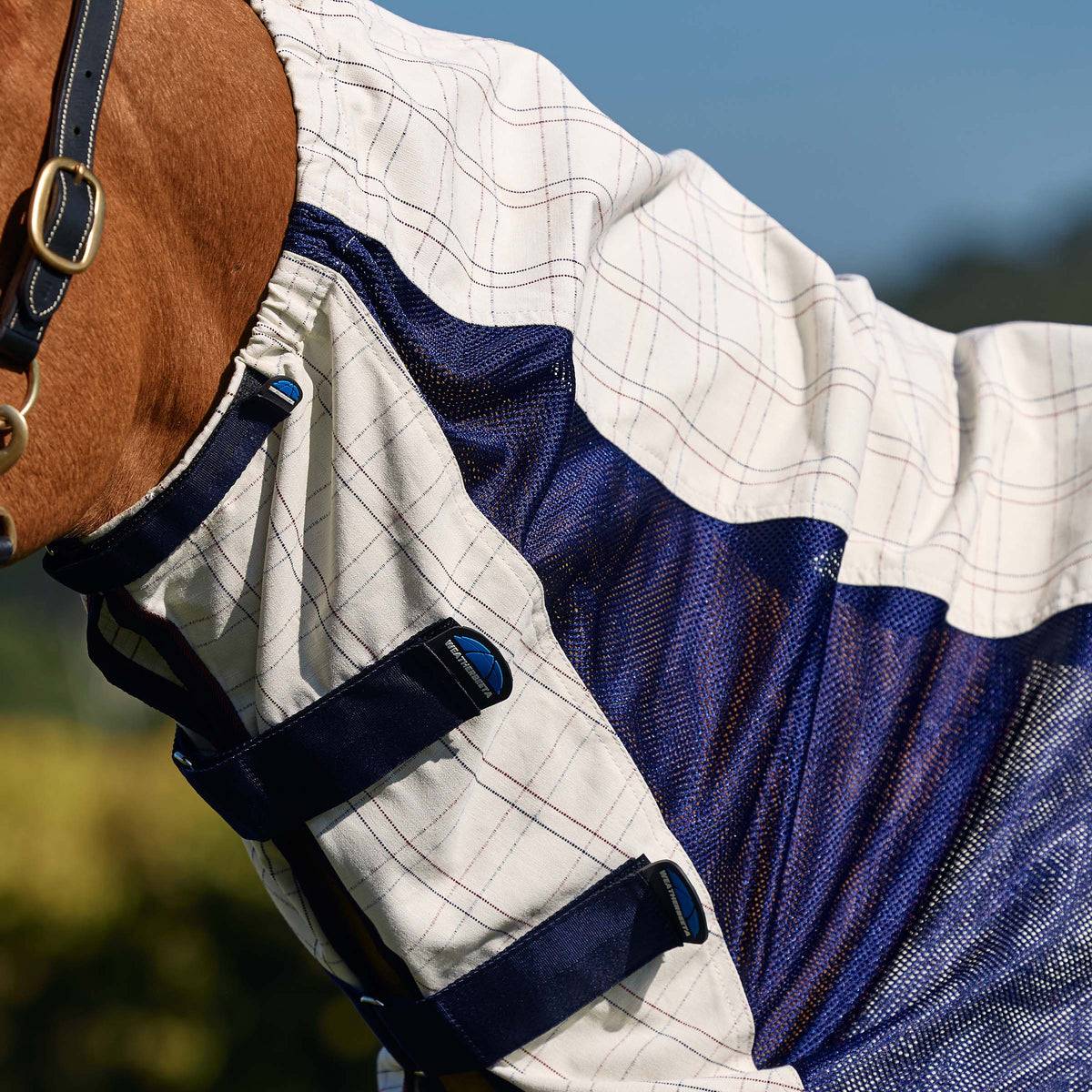 Breeze Combo Scrunch Neck II - Beige/Navy/Burgundy