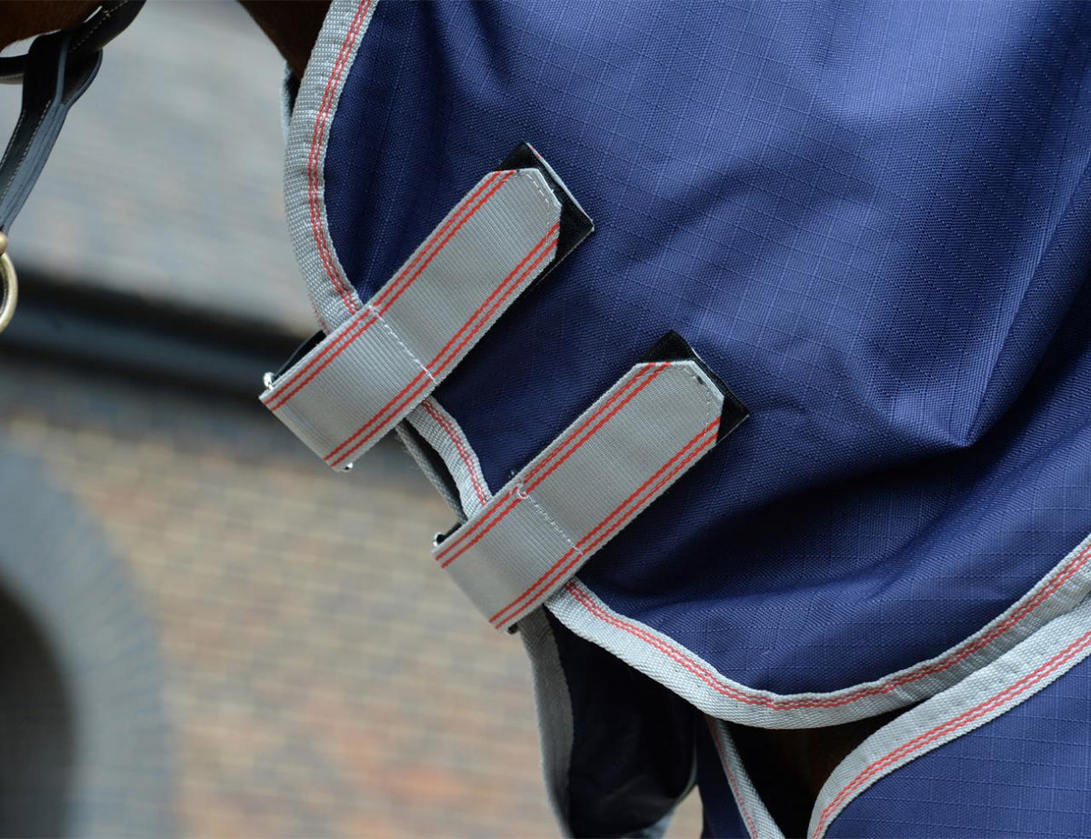 Weatherbeeta ComFiTec Essential Combo - Navy Silver Red Neck