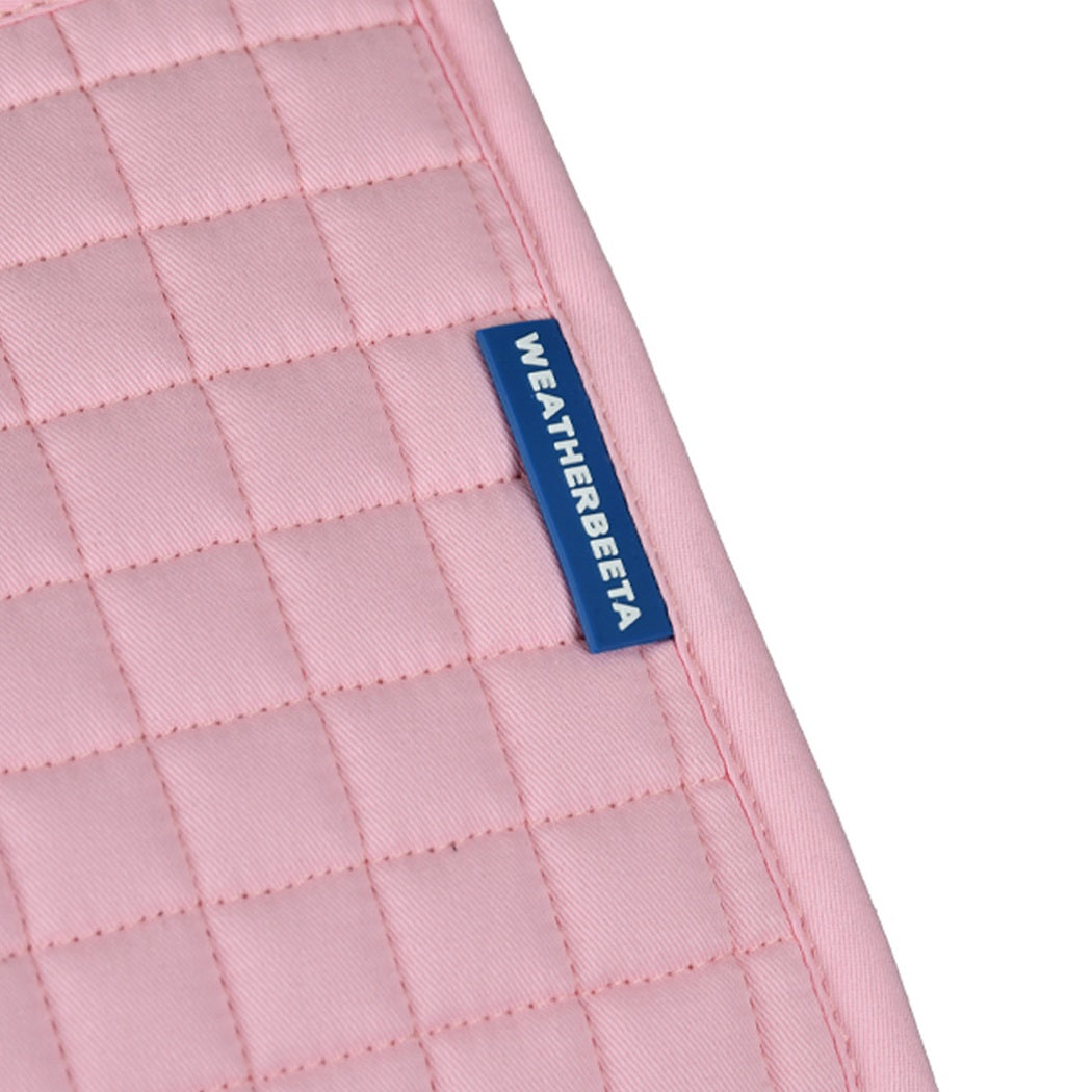 Weatherbeeta Prime Air-Tec Jump Saddle Pad - Light Pink Logo
