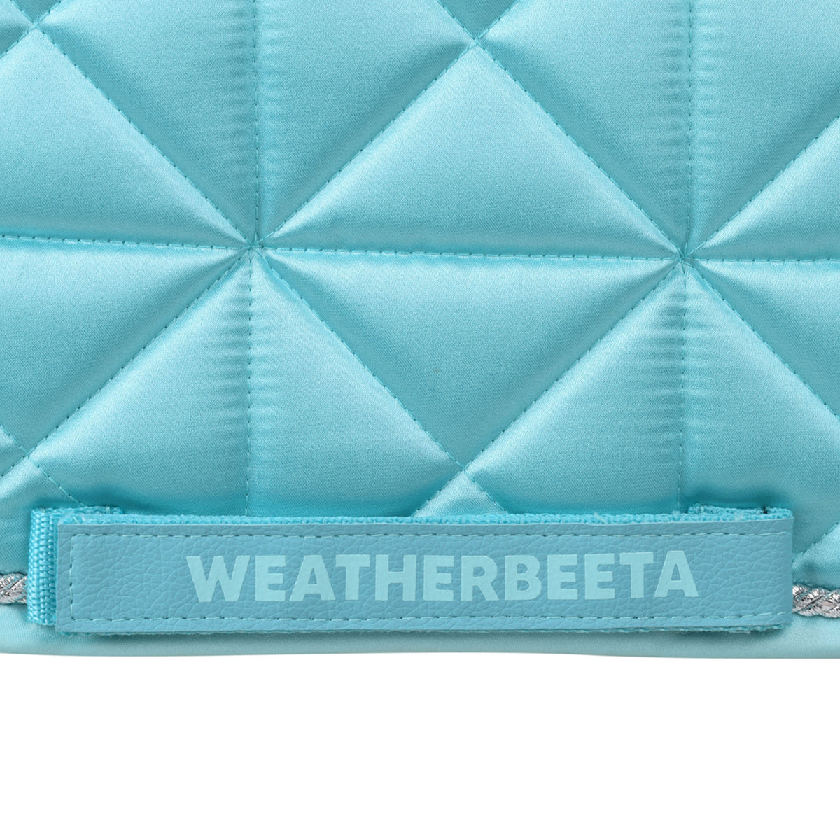 Weatherbeeta Satin Luxe Air-Tec Dressage Saddle Saddle Pad - Aqua Girth