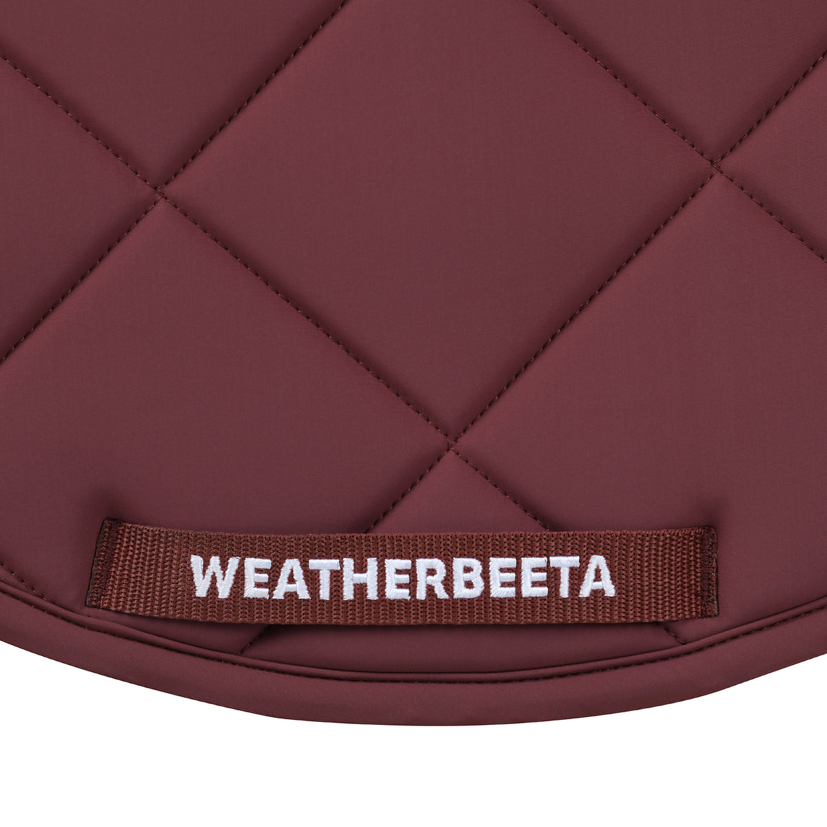 Weatherbeeta Soft Shell Pro 3D Air-Tec All Purpose Saddle Pad - Burgundy Girth