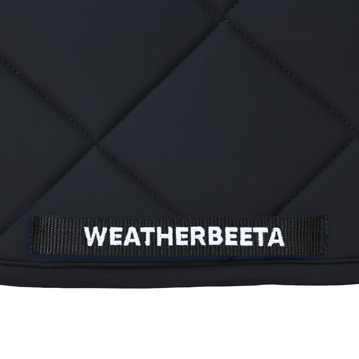 Weatherbeeta Soft Shell Pro 3D Air-Tec Dressage Saddle Pad - Black Girth