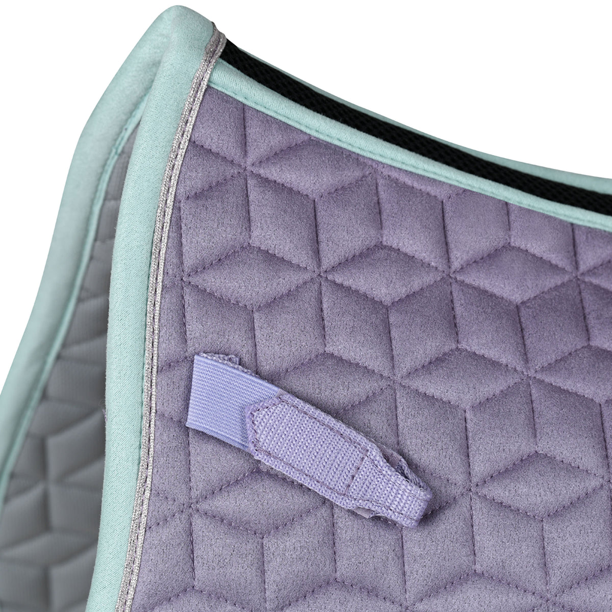 Weatherbeeta Suede Elite Air-Tec All Purpose Saddle Pad - Soft Lilac D-ring