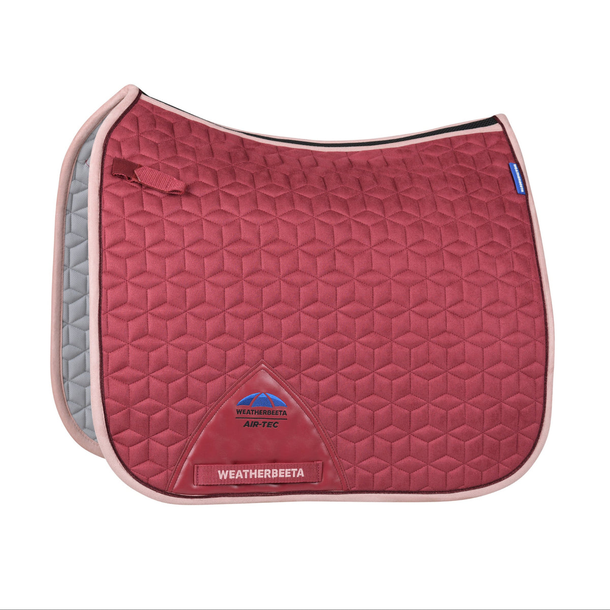 Weatherbeeta Suede Elite Air-Tec Dressage Saddle Pad - Wine Plum