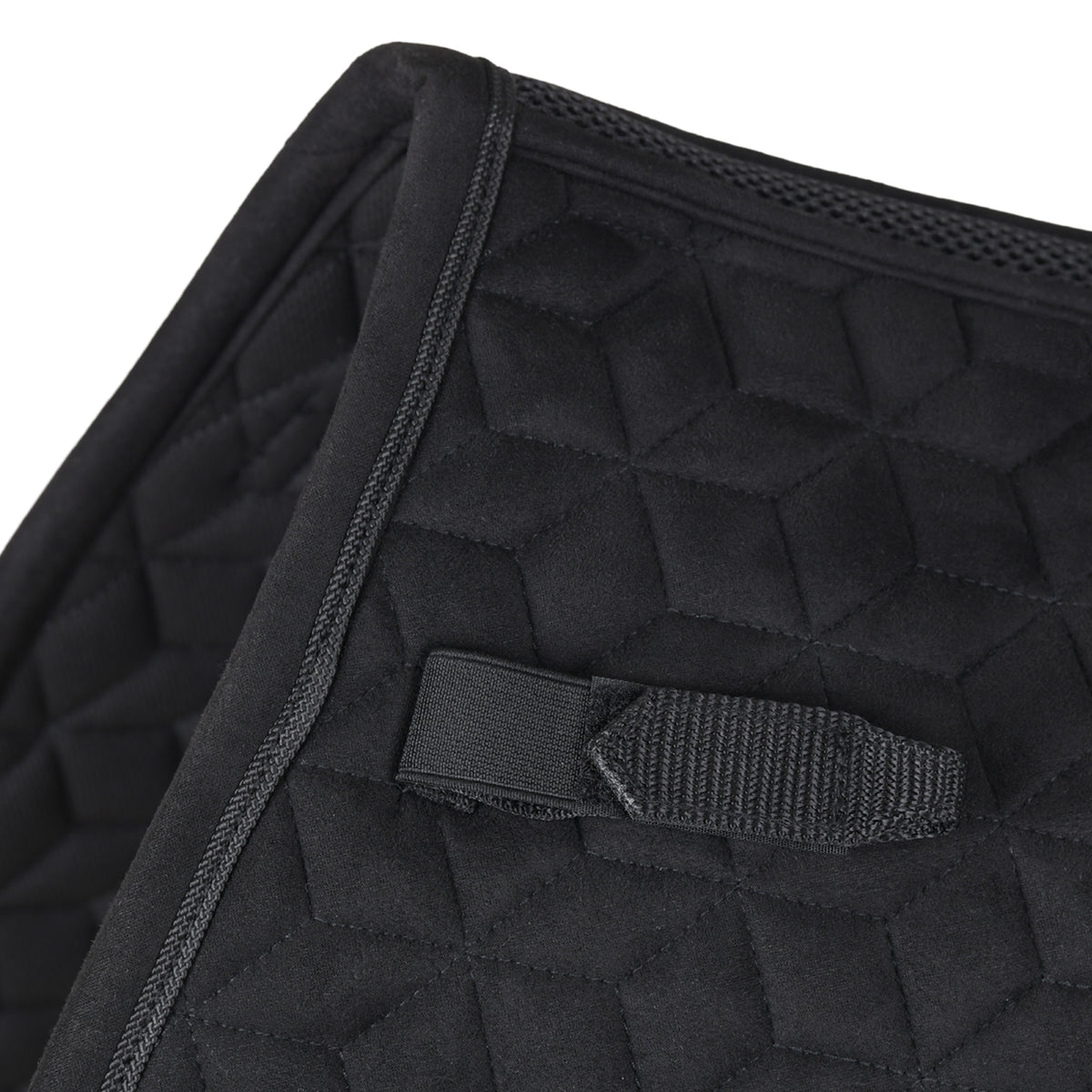 Weatherbeeta Suede Elite Air-Tec Jump Saddle Pad - Black D-ring