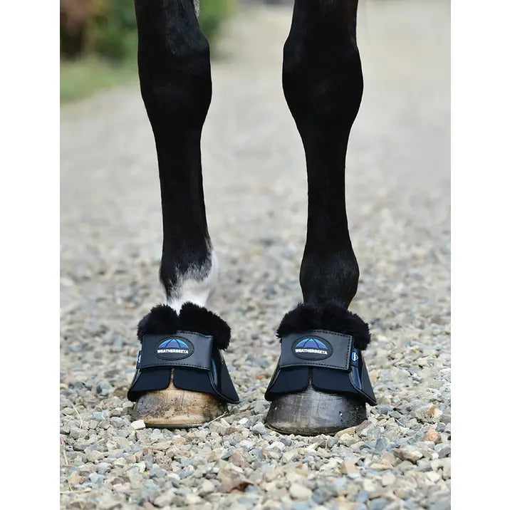 Weatherbeeta Tough-Tec Impact Fleece Trim Bell Boots - 13