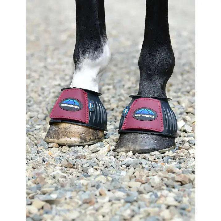 Weatherbeeta Tough-Tec Prime Rubber Bell Boots - Burgundy