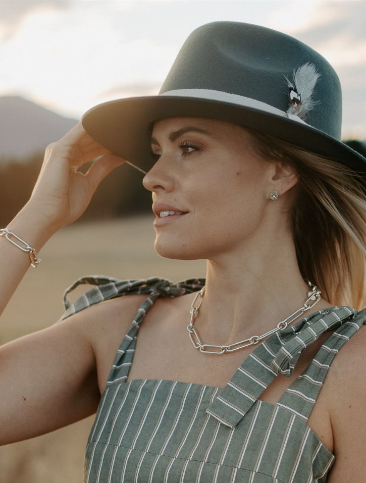 Whistle & Pop High Country Chunky Gate Chain Necklace