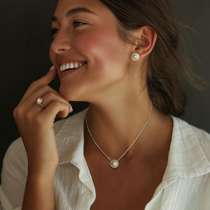 Whistle & Pop Vow Valley Pearl Ring