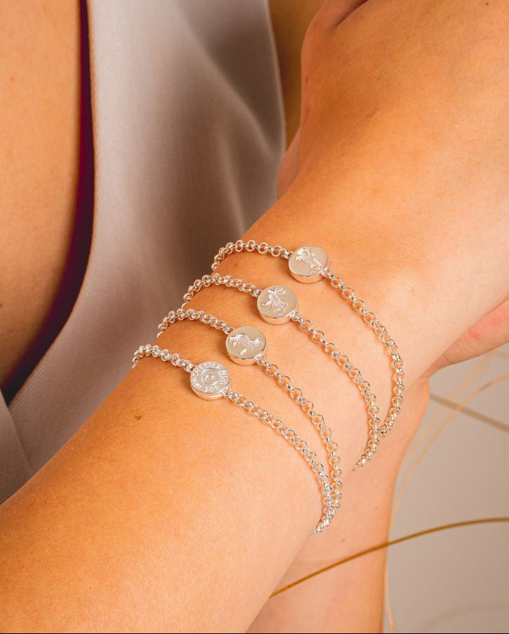 Whistle & Pop Hunter Gatherer Stag Pendant Bracelet