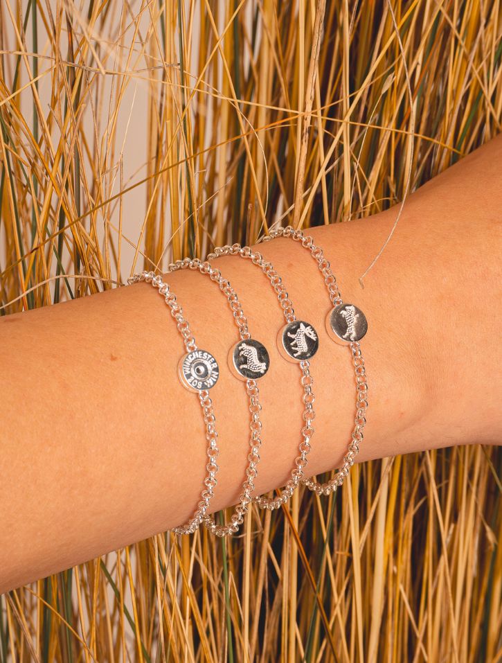 Whistle & Pop Hunter Gatherer Stag Pendant Bracelet