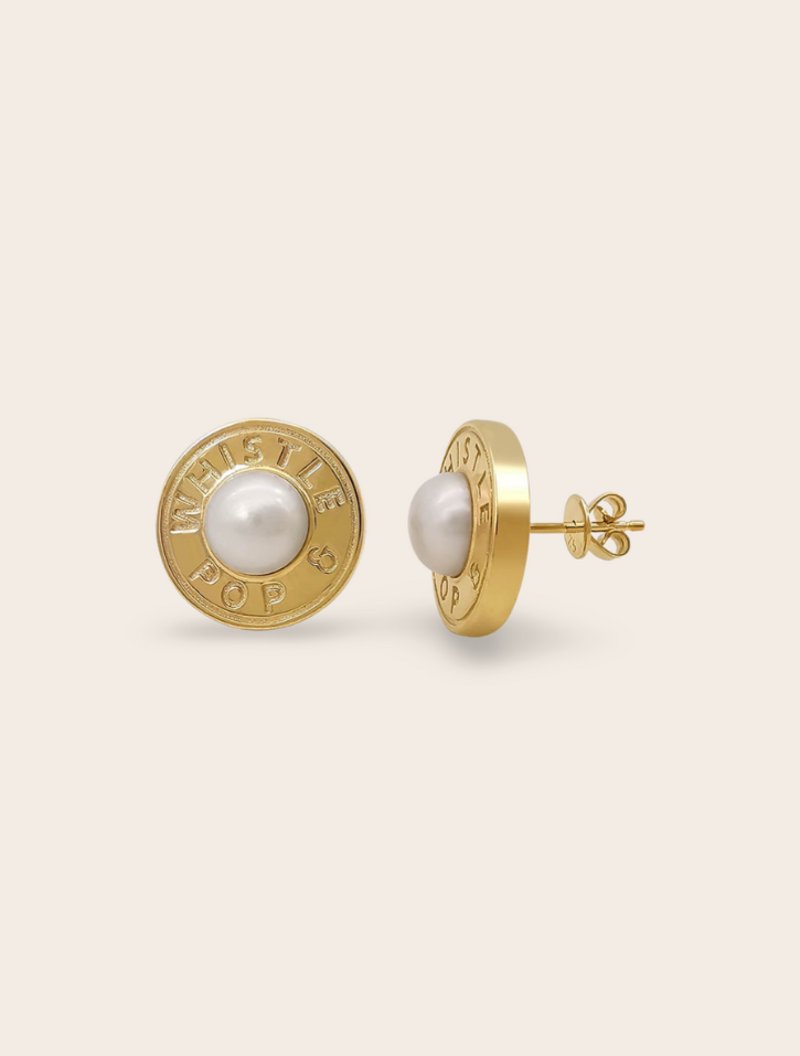 Whistle & Pop Vow Valley Pearl Earrings