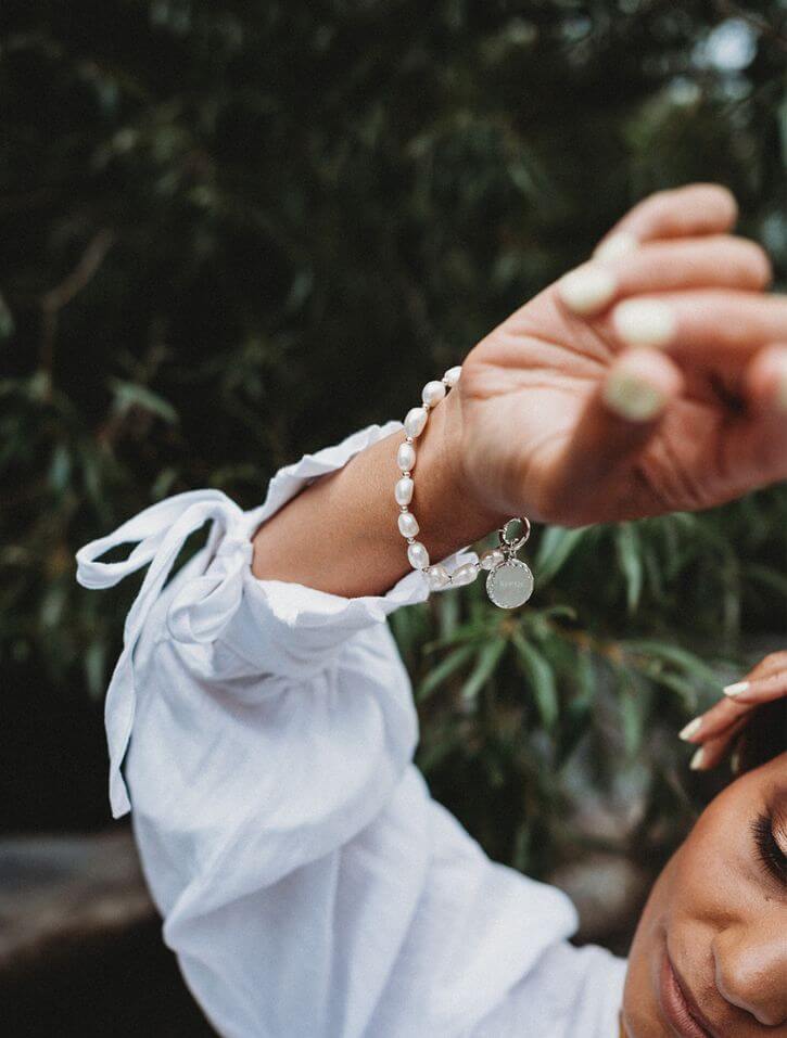 Whistle & Pop High Country Pearl Bracelet Charm