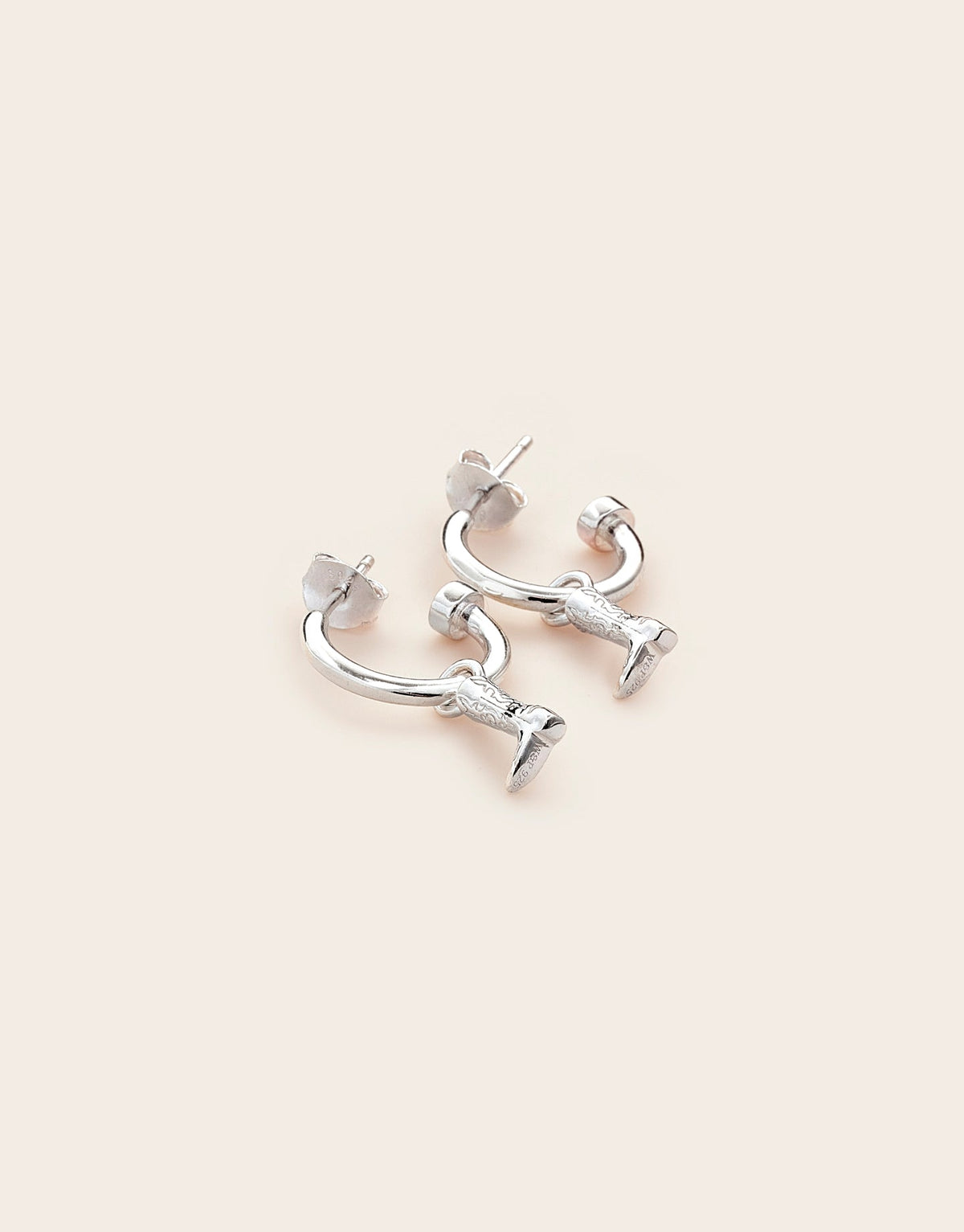Whistle & Pop Trailblazer Dainty Boot Hoops