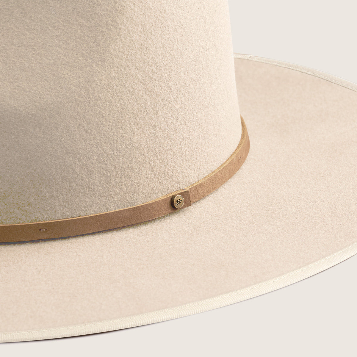 Will & Bear Andy Felt Hat - Cream Close
