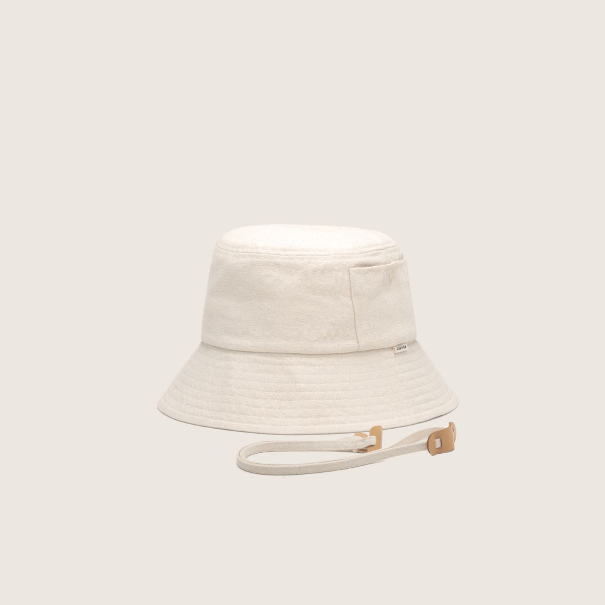 Will & Bear Billie Removable String Bucket Hat - Bone