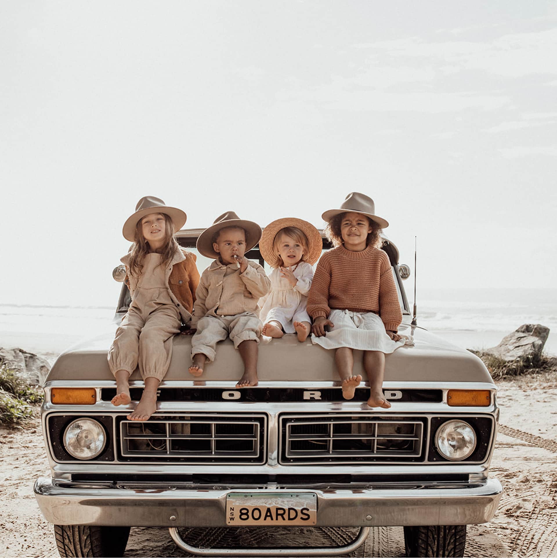 Will & Bear Little William Brown | Crushable Travel Hat for Kids