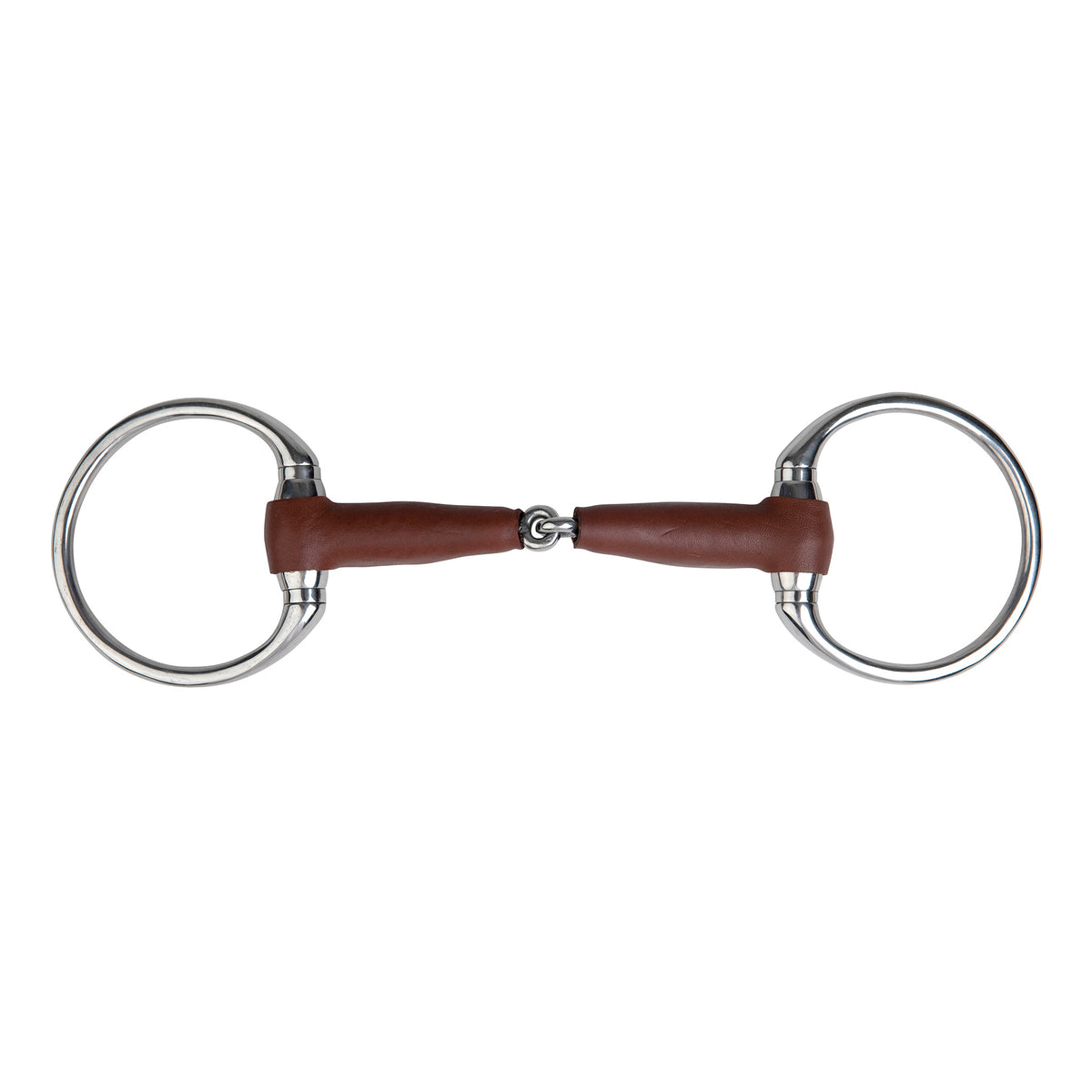 Metalab Leather Eggbutt Snaffle Pinchless 135mm