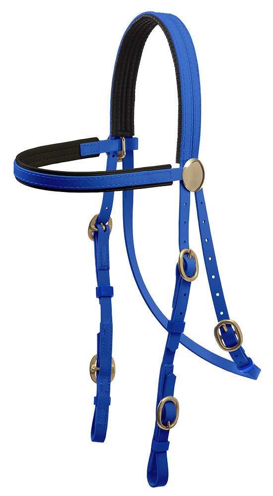 Zilco Brass Buckle Race Bridle