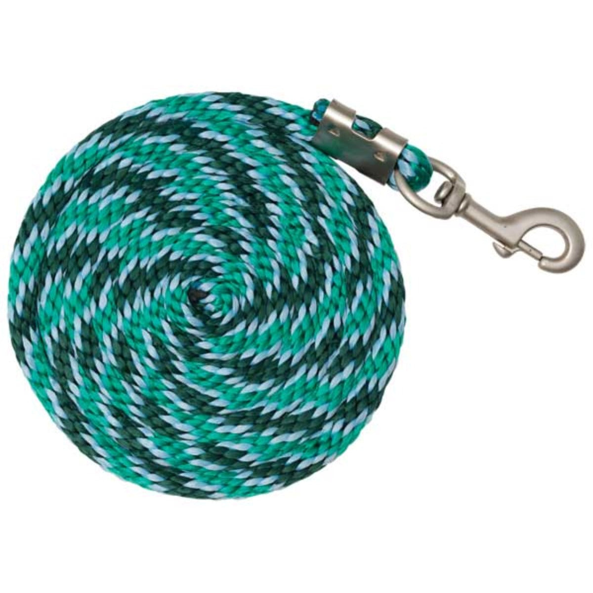 Zilco Braided Nylon Lead Nickel Snap / Green/Green/Light Blue