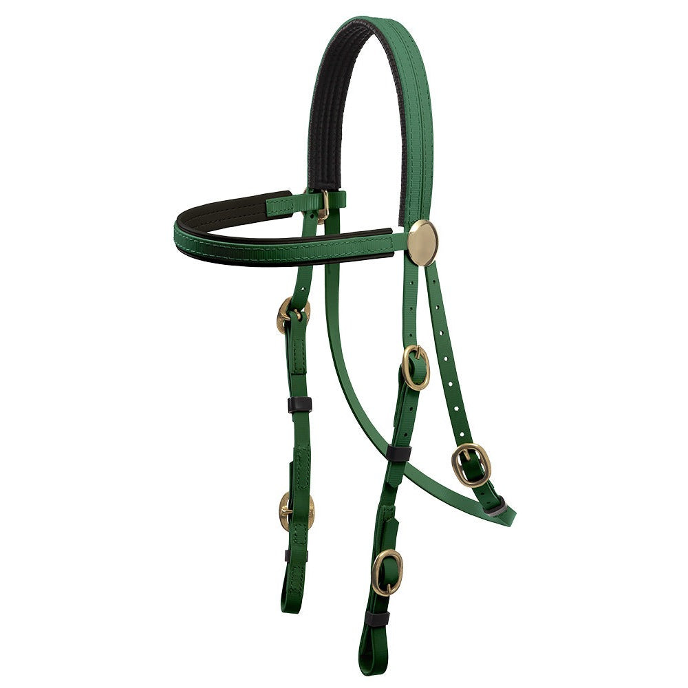 Zilco Brass Buckle Race Bridle - 4
