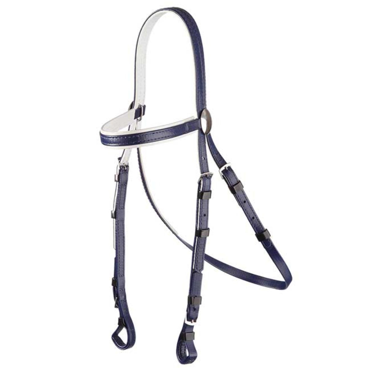 Zilco Race Bridle White Trim / Navy
