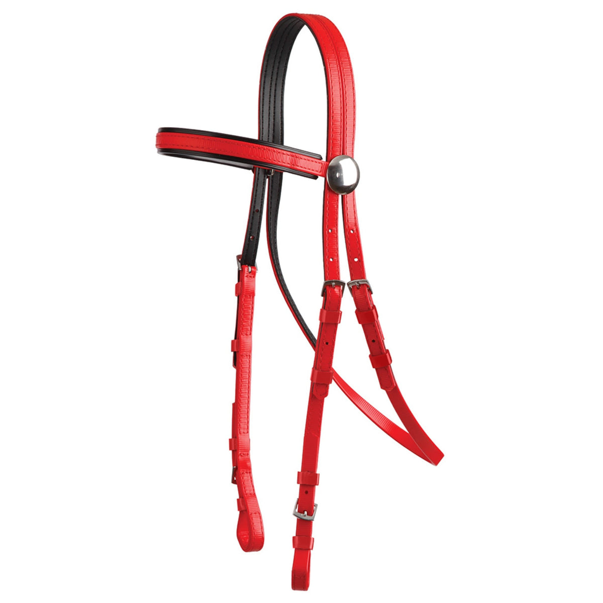Zilco Race Bridle Black Trim / Red