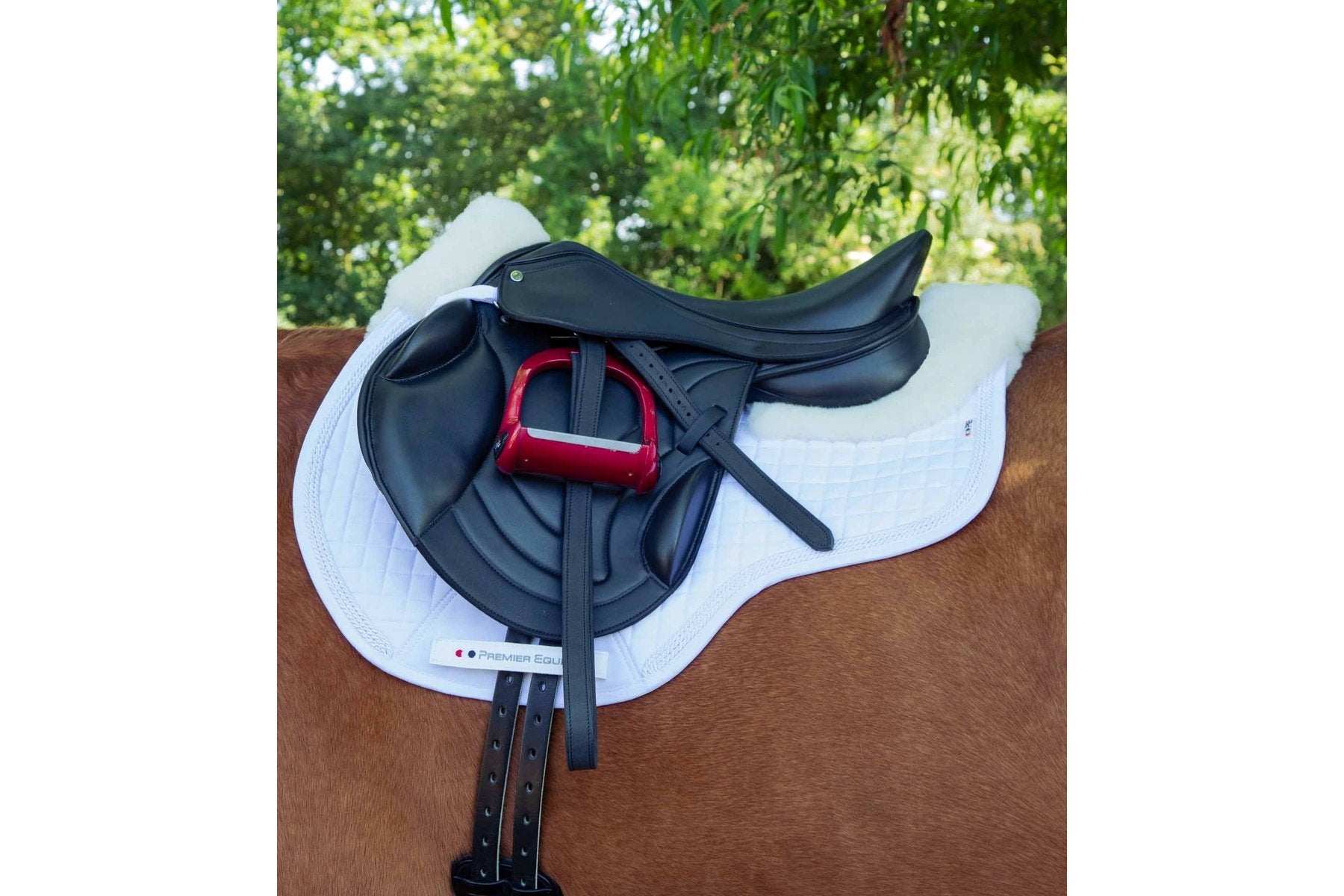 Premier Equine Close Contact Merino Wool European Saddle Pad - GP/Jump Square