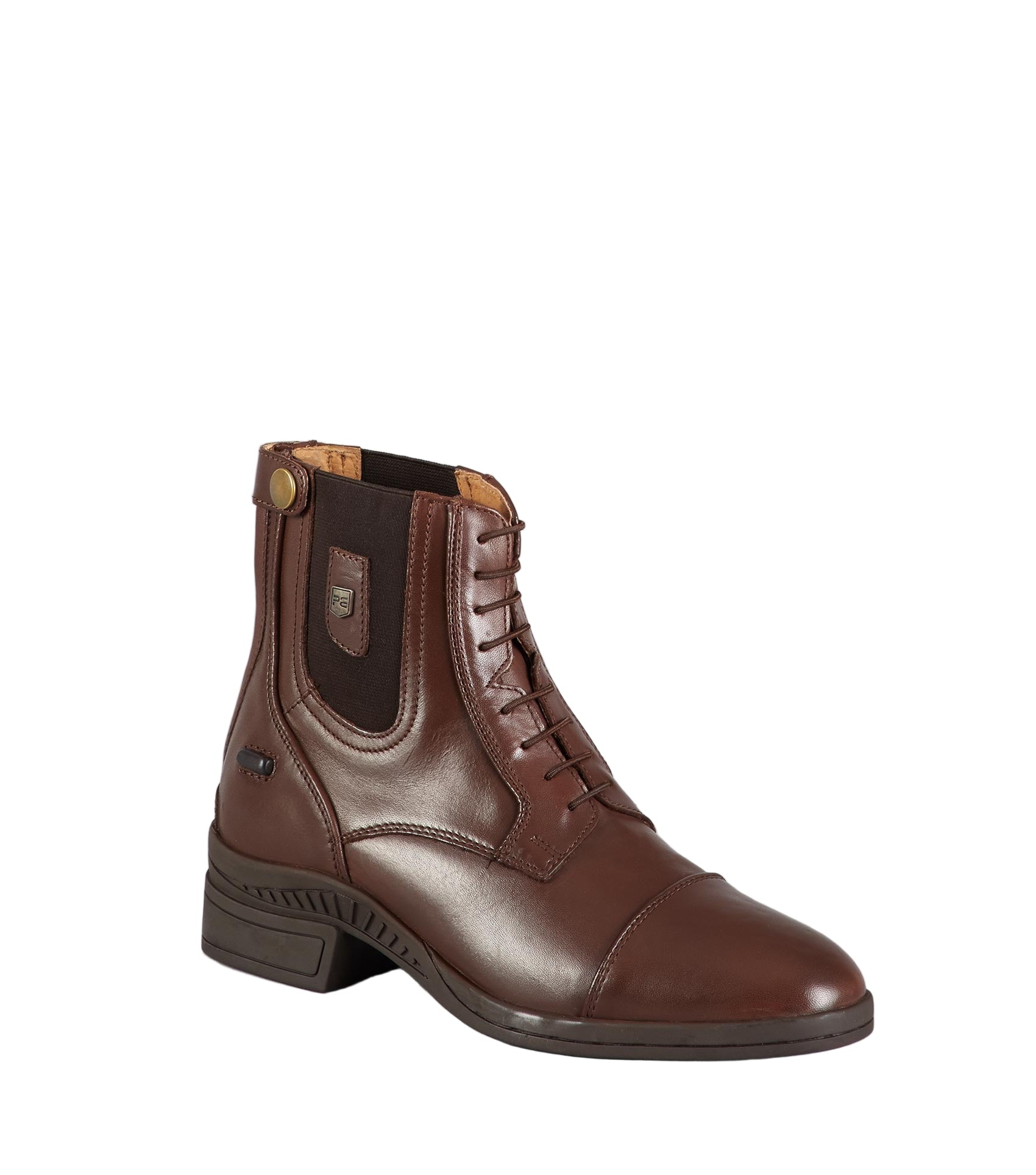 Description:Denver Ladies Leather Paddock/Riding Boots_Colour:Brown_Position:1