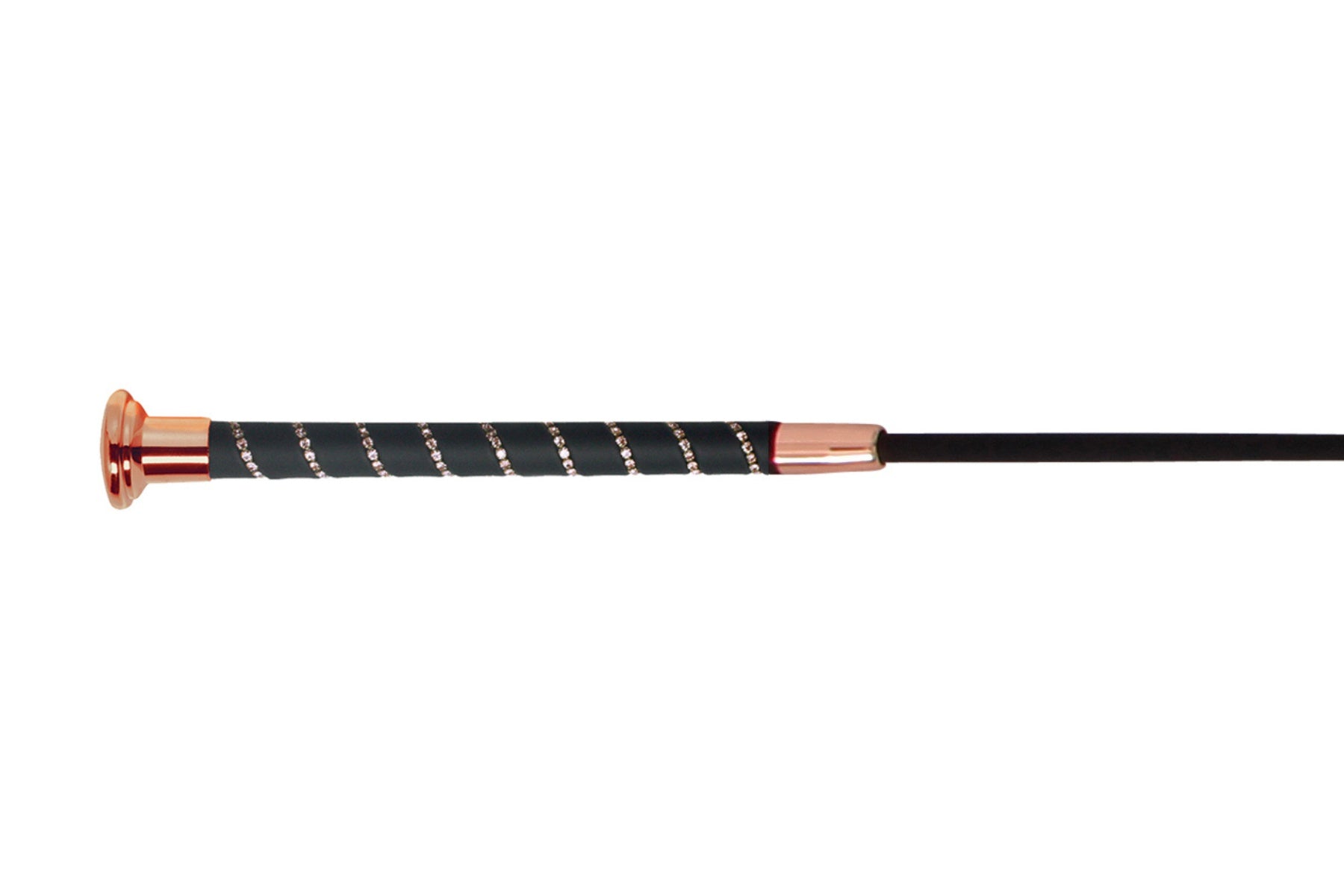 Fleck Silk Touch Dressage Whip Crystal Grip