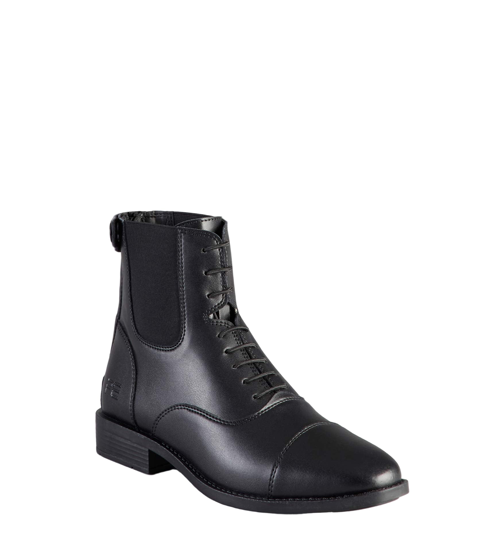 Description:Acento Synthetic Paddock Boot_Colour:Black_Position:1