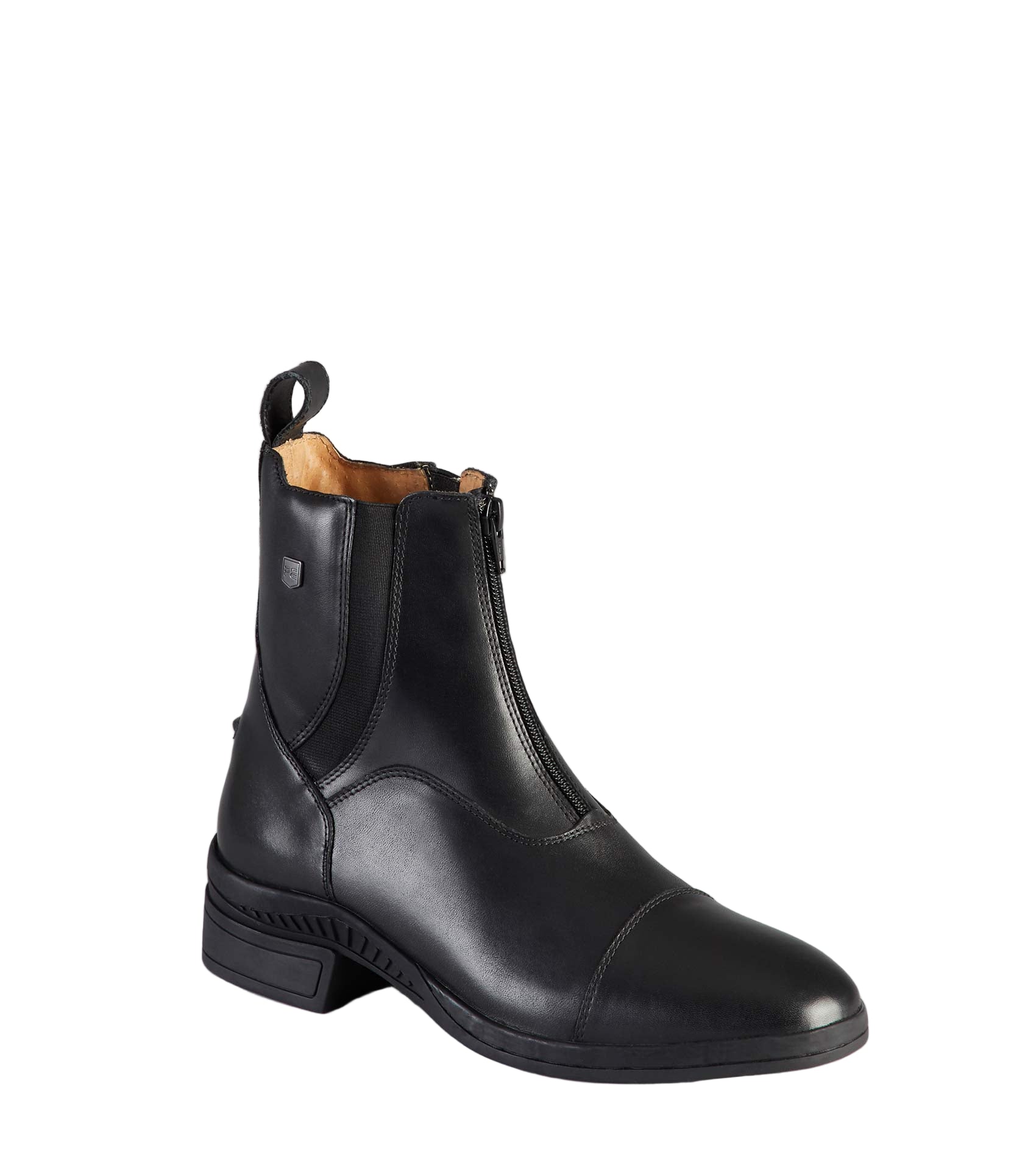 Description:Balmoral Leather Paddock/Riding Boots_Colour:Black_Position:1