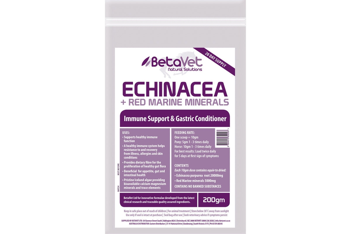 BetaVet Echinacea + Red Marine Minerals - 200gm