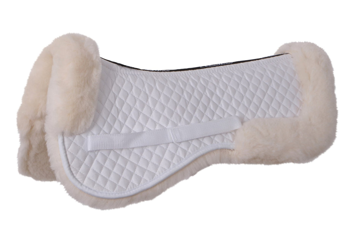 Cavallino Lambswool Half Pad - White