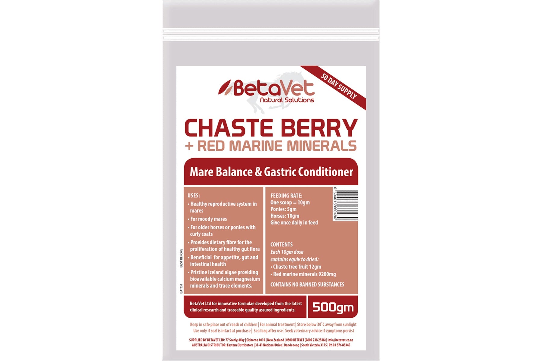 CHASTE BERRY + RED MARINE MINERALS