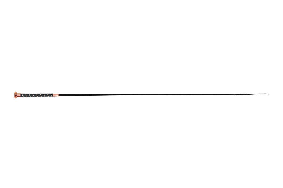 Fleck Silk Touch Dressage Whip Crystal Grip