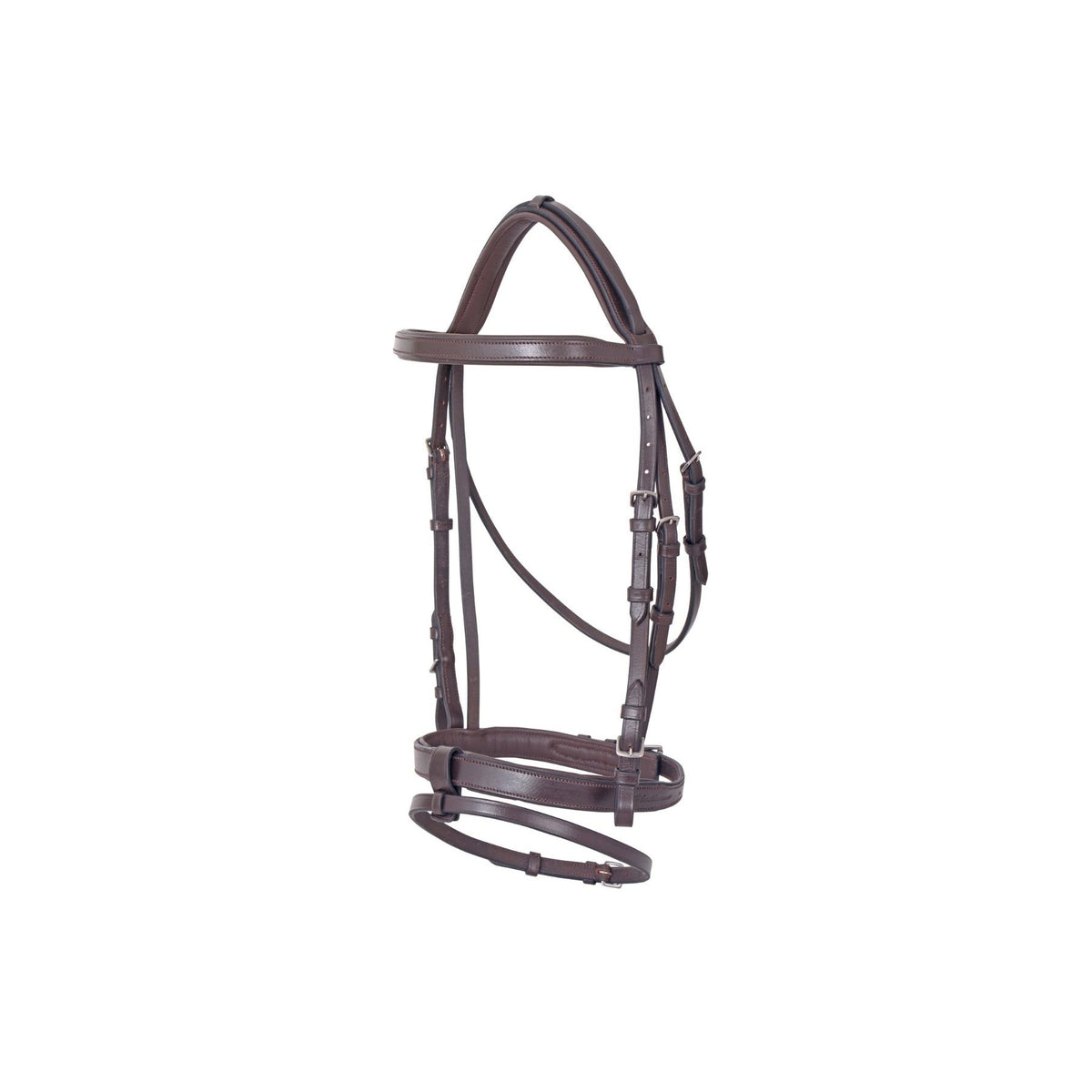 Platinum Flat Padded Hanoverian Bridle - 2