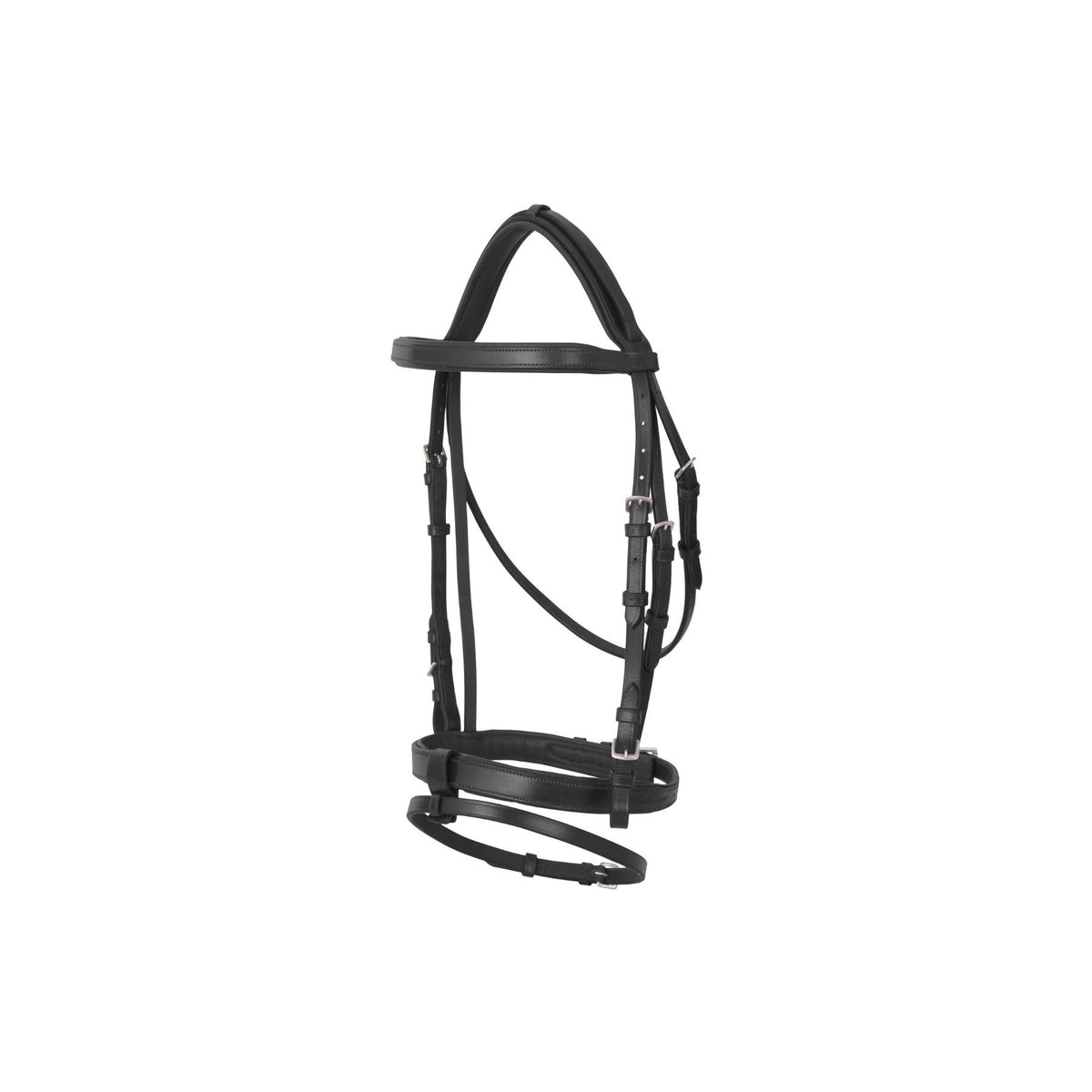 Platinum Flat Padded Hanoverian Bridle