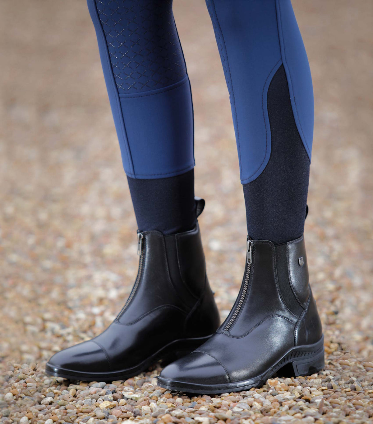 Premier Equine Balmoral Leather Paddock/Riding Boot - Black - 5