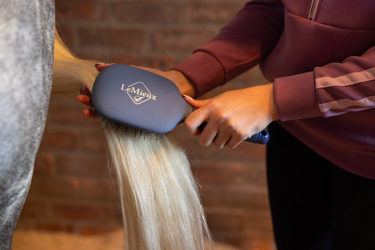 LeMieux Tangle Tidy Powder Blue lifestyle