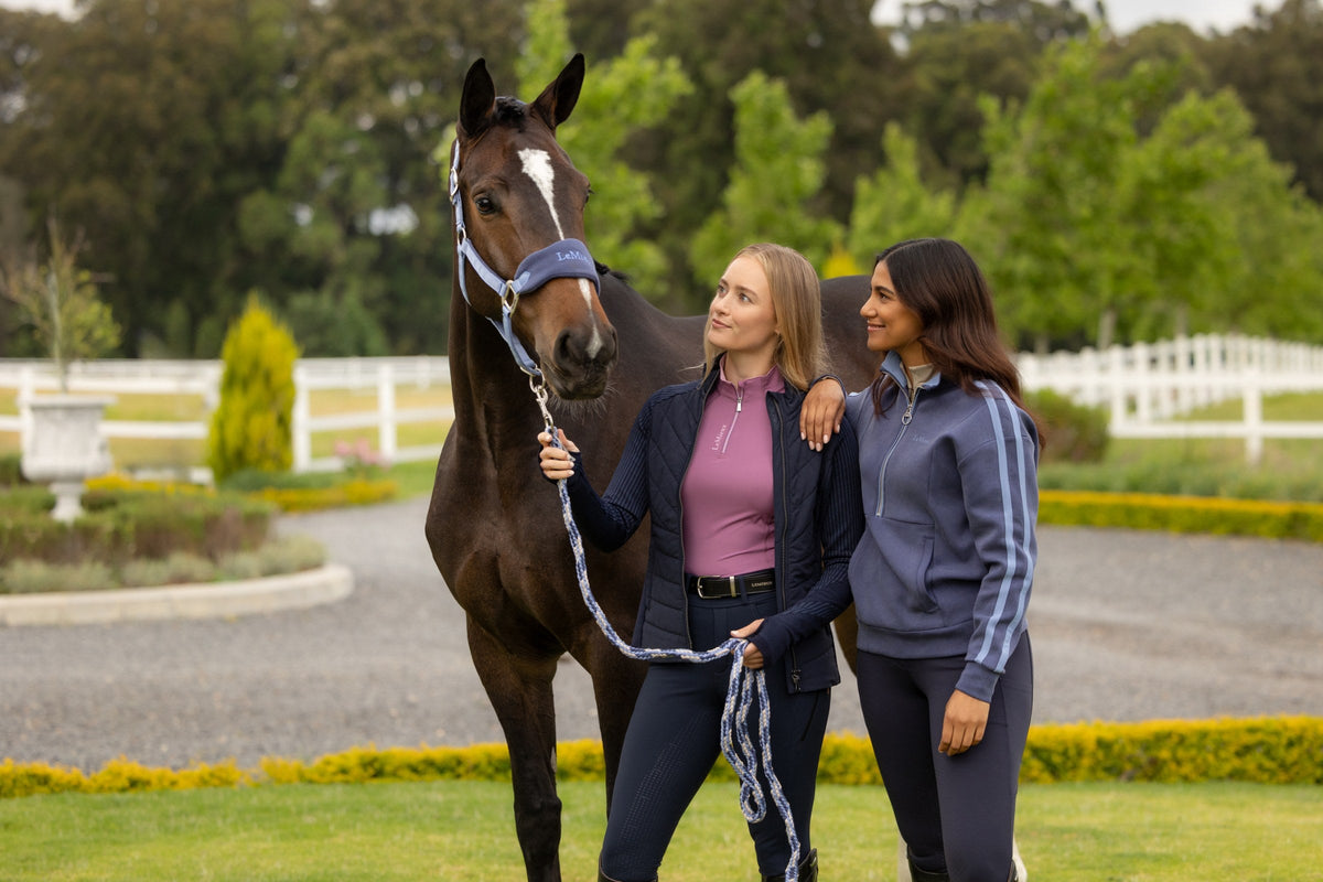 LeMieux Vogue Headcollar & Leadrope Powder Blue lifestyle