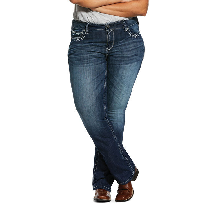 Ariat R.E.A.L. Mid Rise Stretch Entwined Boot Cut