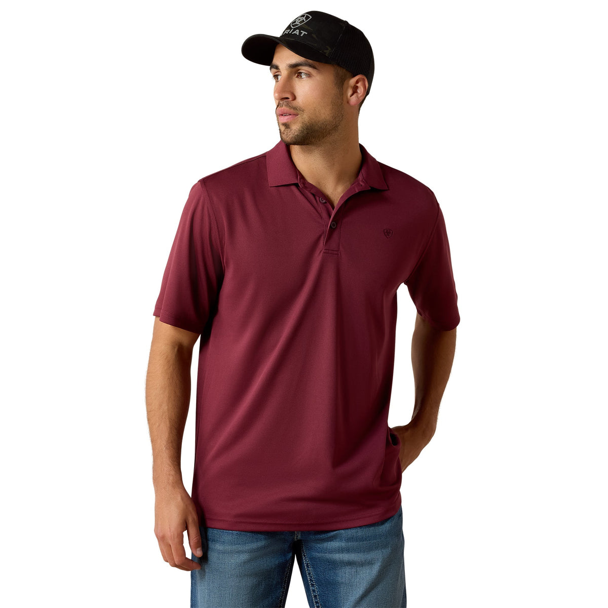 Ariat Tek Polo - Maroon