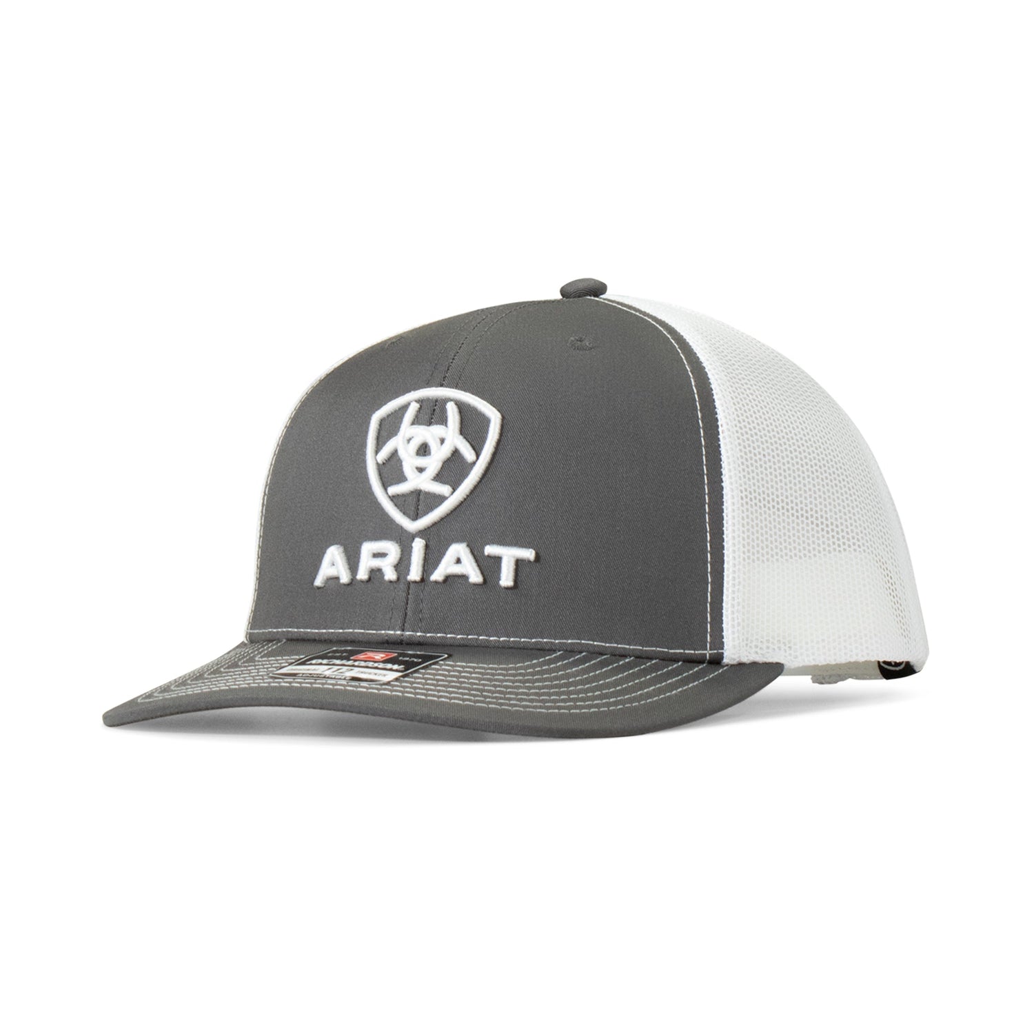 Ariat 112 Cap - Grey/White - Front