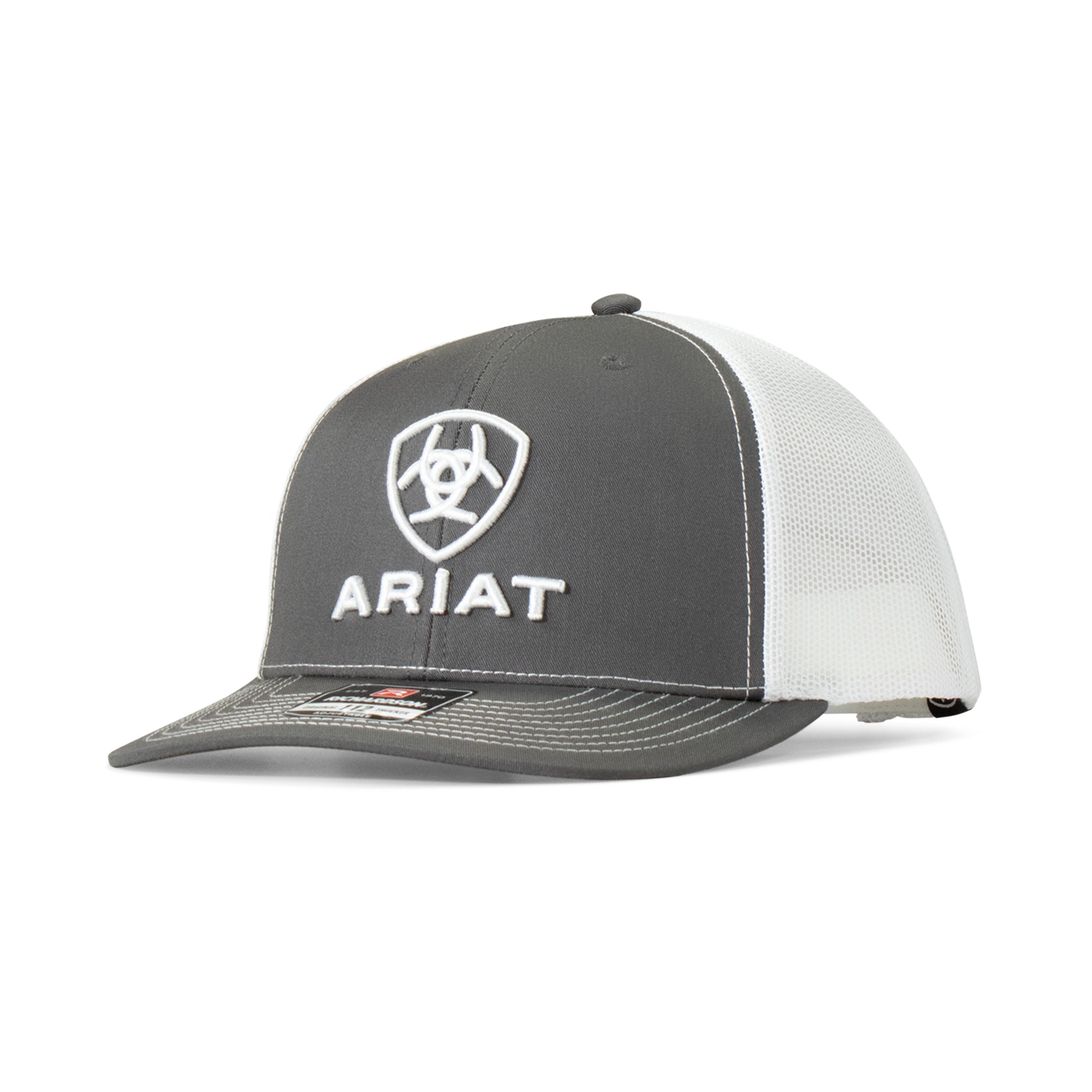 Ariat 112 Cap - Grey/White - Front
