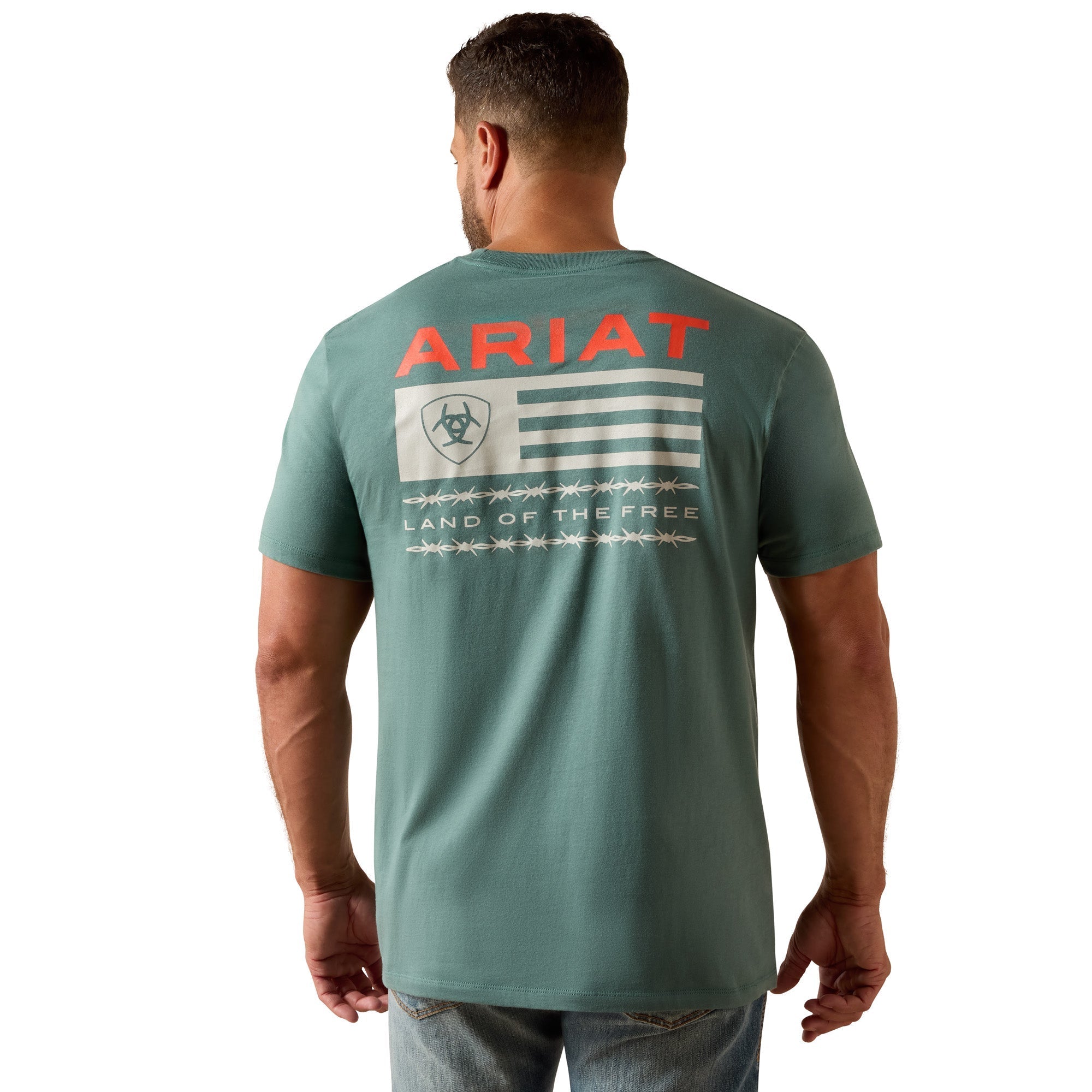 Ariat Hidden Valley Flag Classic Fit T-Shirt
