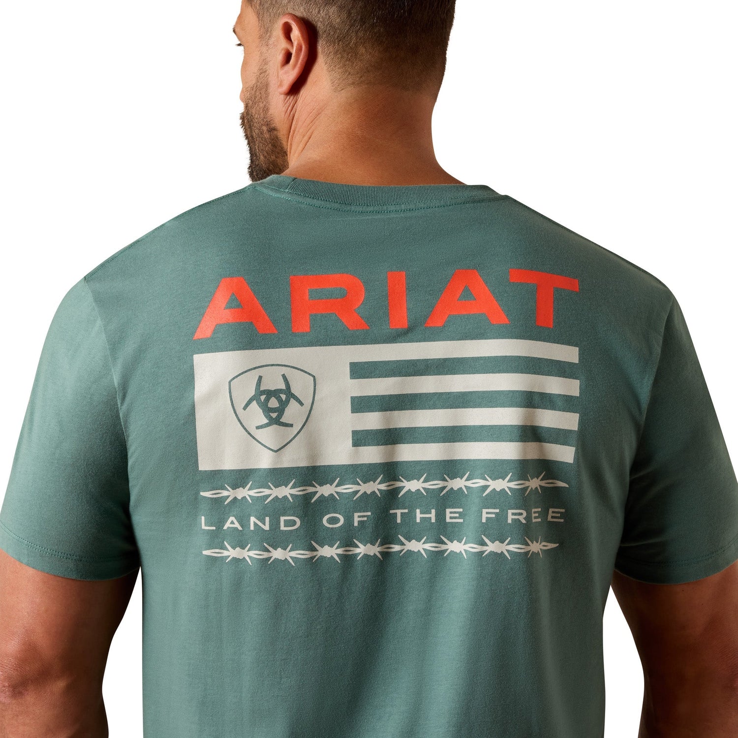 Ariat Hidden Valley Flag Classic Fit T-Shirt